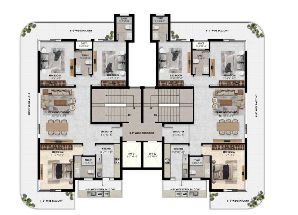 Atlantis 360 3 BHK